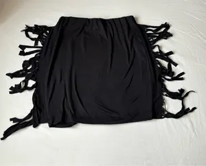 Fringe skirt Black thumbnail 1