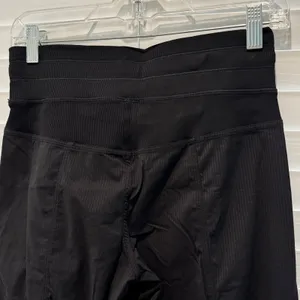 Lululemon dance Studio Pants‎ lounge Black High Rise Wide Leg Women Size 4 thumbnail 5