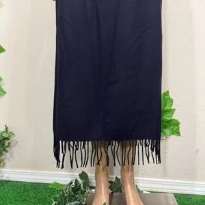 Pendleton Vintage Wool Elegant Black Maxi Skirt thumbnail 5