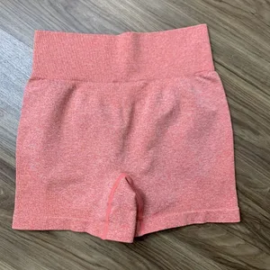 Bo+Tee Sz L Bike Shorts Oh Polly No Limits Seamless High Waisted Orange‎ Women's thumbnail 9