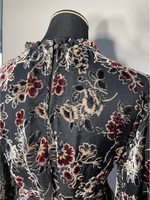 Julia Jordan New Floral Long-Sleeve Mini Dress Whimsigoth L thumbnail 5
