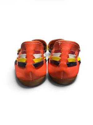 Munro-Huarache Puebla Women’s Mexican Woven Leather Sandals Sz-9 thumbnail 6