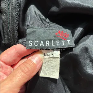 Scarlett Black Sleeveless Cocktail Gown thumbnail 15