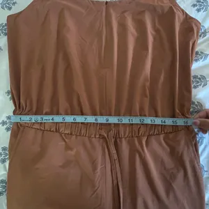 prAna‎ Railay Jumpsuit Womens L Clay Orange Sleeveless Zip Neck UPF 50 Stretch thumbnail 9