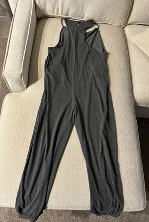Grey Jumpsuit Gray Size L thumbnail 2