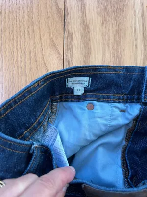 Madewell The Perfect Vintage Straight Jeans Stanhill Wash Pocket Edition Size 23 thumbnail 8