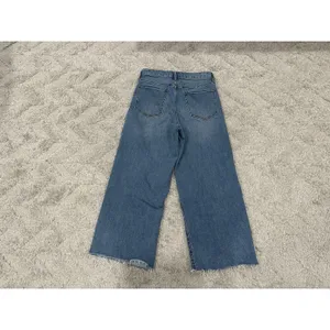 Oat New York Raw Hem Wide Leg Jeans Women's 4/ 27 thumbnail 7