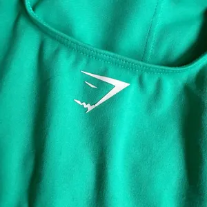 Gymshark Sweat Seamless Longline Sports Bra Emerald Green Size M B4A9L thumbnail 3