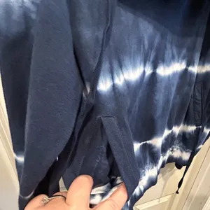 Young Fabulous & Broke Navy Blue Tie Dye Cowl Neck Hoodie Sweatshirt Womens M‎ thumbnail 8