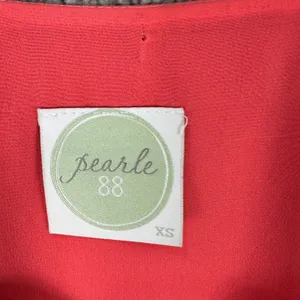 Pearle 88 Cami Dress Women XS Red Mini Ruffle Hem Coquette Y2K Night Out Boho‎ thumbnail 2