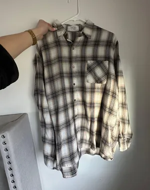 Mod On Trend Oversized Flannel thumbnail 1