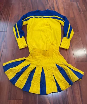 Vintage 1982 sweater/skirt cheer uniform small thumbnail 1