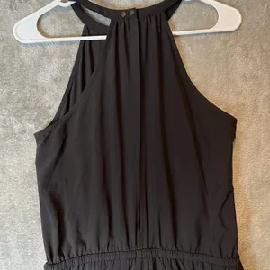 Athleta Black Sol Wide Leg‎ Romper Jumpsuit Size 2 thumbnail 5