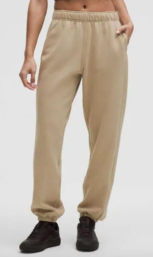 Lululemon XS Scuba Mid-Rise Oversized Jogger Sweatpants *Regular Sheer Oak thumbnail 1
