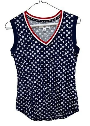 Disney 4th‎ of July Women's Tank Top Size Small, NWT thumbnail 1