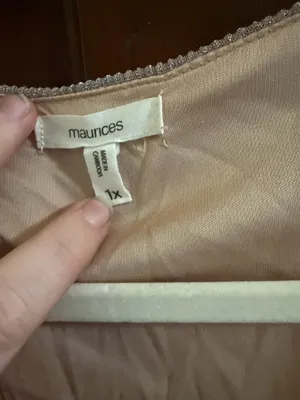 Maurice’s Shimmery Blush Twist-Front v-neck blouse thumbnail 3