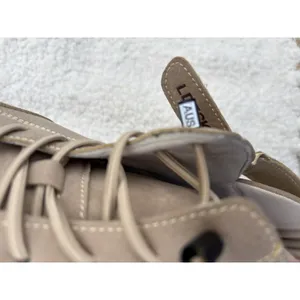 LDeck Women’s 3/4 Top Hiking Shoes Slip-on Laced-up Size 36 Beige Comfortable thumbnail 6