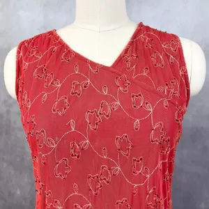 Y2K Womens Ethereal‎ Mesh Dress Medium Cottage Fairy Grunge Artsy Glam HOCO thumbnail 12