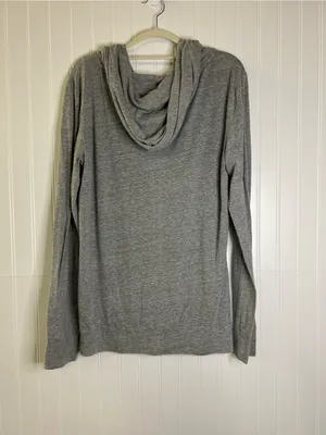 Victoria's Secret PINK Gray Lightweight Zip-Up Hoodie Size Large thumbnail 2