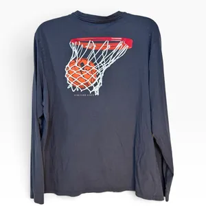 Vineyard Vines Mens XL Navy Blue Basketball Graphic Long Sleeve Pocket T-Shirt thumbnail 6