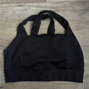 All in Motion Black Cross Back Sports Bra sz Medium thumbnail 1
