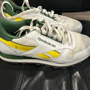 Reebok White Sneakers with Yellow and Green Accents thumbnail 4