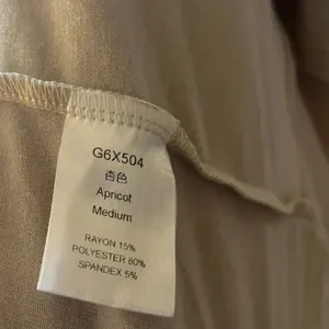 Open Front‎ Lightweight Long Sleeve Draped Apricot Long Cardigan Medium thumbnail 7