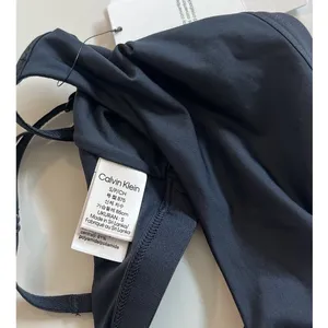 Calvin Klein Form to Body Bralette Size S navy blue Unlined Wireless Stretch NWT thumbnail 6