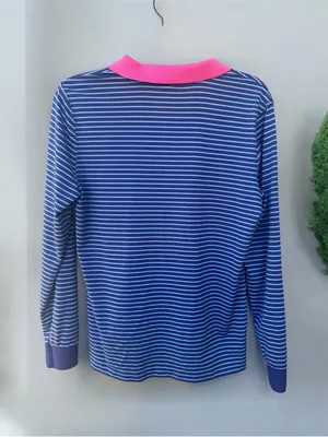 Vineyard Vines Dri-Fit Striped Polo Top Medium thumbnail 2