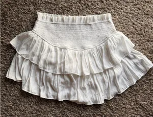 Boutique Skirt White Size M thumbnail 1