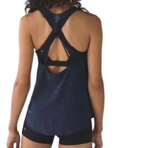 Lululemon 5 Mile Singlet Inkwell Tank Top Size 10 Camisole Tank Top thumbnail 3