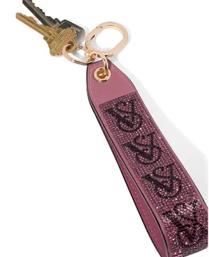 Victoria's Secret Elegant Plum Keychain wristlet thumbnail 1