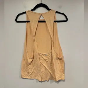 Light pink open twist back‎ forever 21 workout top thumbnail 3