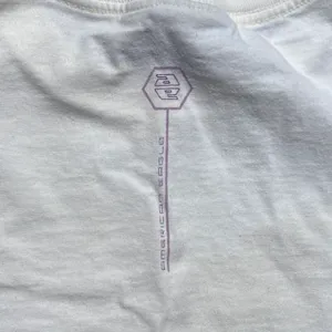 Vintage Y2K American Eagle faded white long sleeve M crew tee thumbnail 10