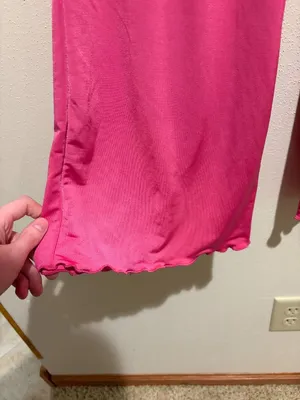 I.AM.GIA Nyx Hot Pink Lace Up Flare Pants thumbnail 6