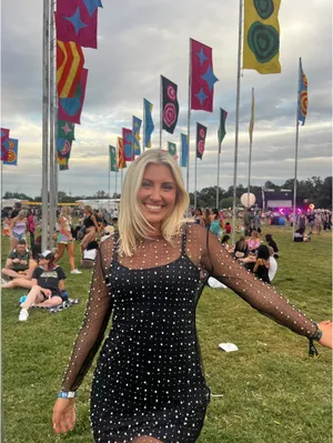 Boutique Pearl Sheer Dress thumbnail 2