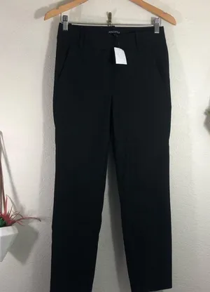 NWT J. Crew mercantile black cropped trouser pants thumbnail 1