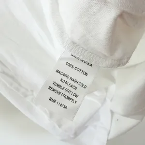 Flax White 100% Cotton Short Sleeve V Neck T Shirt Sz M thumbnail 3