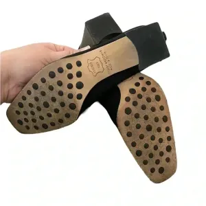 Stuart Weitzman Size 5.5 Vintage Block Heels Slip-On Casual‎ Fabric Covered Pump thumbnail 7