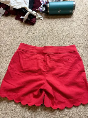 The Limited Red scallop Shorts thumbnail 4
