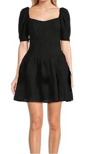 GB Puff Sleeve Mini Dress Black Size undefined thumbnail 1