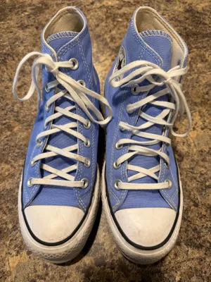 Blue Platform Converse High-Top thumbnail 1