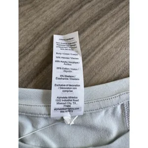 Alphalete Woman’s Premium Boatneck Crop - Mirage Blue , Size XS thumbnail 9