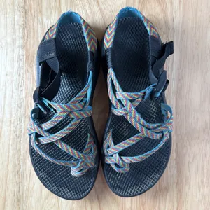 Chaco ZX 2 Rainbow Yampa Fiesta Hiking Water Vibram Strappy Sandals Women 8 thumbnail 3