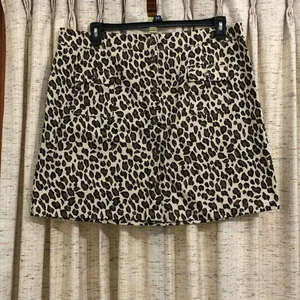 Umgee Animal Print Mini Skirt thumbnail 1