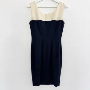 Marina Babini Dress‎ Size Medium Vintage Wool Sleeveless Button Garden Party thumbnail 10