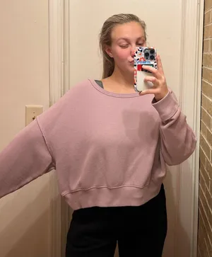 American Eagle Outfitters Cropped Sweatshirt thumbnail 1