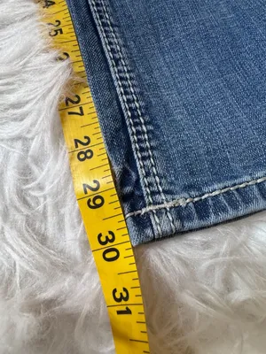Rock & Roll Denim Medium Wash Mid Rise Bootcut Jeans Size 28x32 (see measures) thumbnail 10