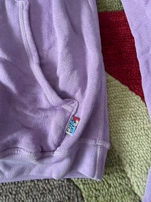 Freecity Life Nature Love Purple French Terry Pullover Hoodie Sweatshirt 0 / XS thumbnail 2