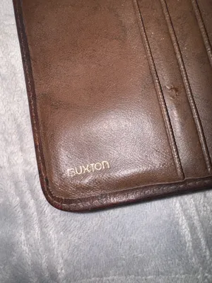Vintage Buxton Top Grain Cowhide Leather Chestnut Wallet thumbnail 7